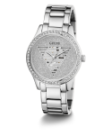 Guess Silver Tone Analog Woman's Watch GW0605L1