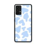 Custom Printed Tpu Cases - Samsung Galaxy A32 4G & 39 Blue Cow Print& 39 By