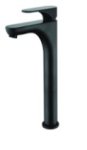 Montella Tall Basin Mixer Black High Rise