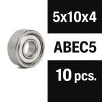 “zero Friction” 5X10X4ZZ 10PCS ABEC5 Clutch Bell Bearings