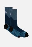 Hiking Crew Sock - Midnight Petrol-algae Blue
