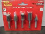 Tork Craft Rotary File Set 5 Piece