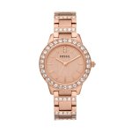 Fossil Jesse Rose-tone Stainless Steel Watch ES3020