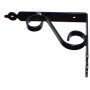 Shelf Bracket Tuscany Black 28X23CM L&g Tools