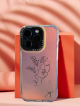 Line Art - Iphone Holographic Cover - Iphone 13 Pro Max
