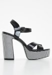 Paradiso 1 Ankle Tie Platform Heel - Black