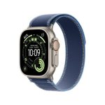 Apple Watch Ultra 3GPS + CELLULAR49MMNATURAL Titanium Case With Blue bright Blue Trail Loop - M l - Braintree Shop