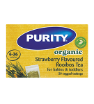 Purity Goodnight Tea Organic Rooibos Strawberry Bags 20'S