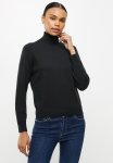 Studios Merino Roll Neck - Black