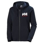 Women's Hh Logo Full Zip Hoodie - 597 Navy M