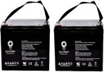 Cbl-bbu Set Of Two Batteries - 12V 7AH With Connection Leads