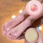 Peach Chapped Cream For Dry Cracked Heel&Feet Moisturize And Nourish Your Dry Rough Skin Prevent Your Feet From Cracking With Plant Squalane