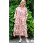 Front Pleat Dress Blush Garden