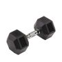 Everlast 7.5KG Rubber Hex Dumbbell