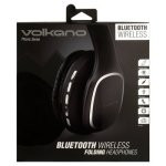 Volkano Black Wireless Bluetooth Headphones