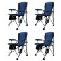 4 X Camping Chairs Folding Camping Chairs