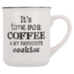 Enamel Slogan Coffee Mug