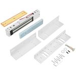Heavy-duty Electromagnetic Door Lock 12V Dc Fail-safe Surface-mount Zl Bracket Aluminum Alloy 600LBS 280KG Holding For Metal & W