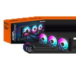 Gigabyte Aorus Waterforce X II 360 360MM Aio Liquid Cooler 3X120MM Argb Fans Full-color Lcd Intel & Amd Compatible – New