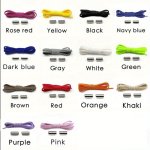 1PAIR Elastic No Tie Waterproof Nylon Shoelaces For Adult Sneakers - Quick And Easy Lacing System