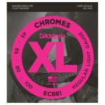 Daddario Flat Wound Chrome 45-100