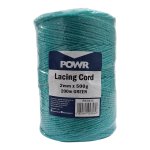 Powr Green Lacing Cord Spool 200M 500G