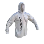 Daiwa Long Sleeve Shirt Hood Bird Grey