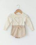 Luxury Knitted Romper Neutral