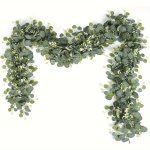 1PC Eucalyptus Garland - Lifelike Faux Greenery - Versatile Decor For Holidays Weddings & Home - 179.83 Cm