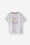 Regular Fit Discover Graphic Tee - 10 Optic White