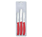 Victorinox Swiss Army Victorinox Classic 3PC Paring Set Red