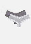 3-PACK Hipster Briefs - Light Grey Marl white