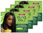 Ors Olive Oil Built-in Protection Full Application No-lye Hair Relaxer Normal Strength Pack Of 4