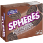 Spheres Chocolate Flavoured Biscuit With Chocolate Flavoured Filling 6 X 30G