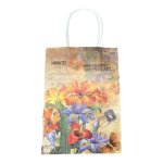Blue Lilies Vintage Bag Large Giftbag