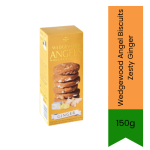 Angel Biscuits Zesty Ginger 150G Gourmet Ginger Tea Time Biscuits For Coffee & Snacking Buttery Crunch With Warm Spiced Flavor |