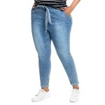 Donnay Plus Size Denim Utility Skinny Jeans - Medium Wash
