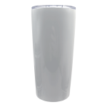 600ML White Stainless Steel Cone Shape Tumbler - Sublimation Express