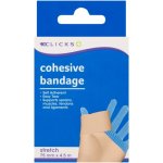 Clicks Cohesive Bandage Black 75MM X 4.5M