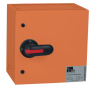 1000A 4P Isolator Steel Enclosed Orange IP54