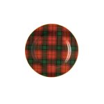 Jc Red Tartan Side Plate