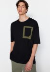 Oversized Logo T-Shirt - Black