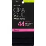 Clicks Opaque Pantihose 44D Soft Touch Navy Small 3 Pack
