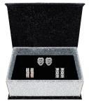 DESTINY Athena 3 Pair Earring Set Embellished With Swarovski Crystals