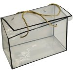 Black Lined Clear Plastic Box 15 X 30