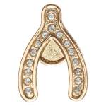 Goldair Gold Wishbone Jibbitz