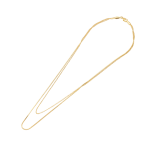 Goldair Gold Double Chain Necklace - Gold