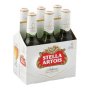 STELLAR Stella Artois Premium Lager Beer 6 X 330ML