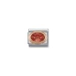 Composable Classic Link Rose Gold Red Stone