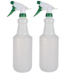 Sourcedirect -pack Of 2 Plastic Trigger Sprayer Bottle -transparent 900ML